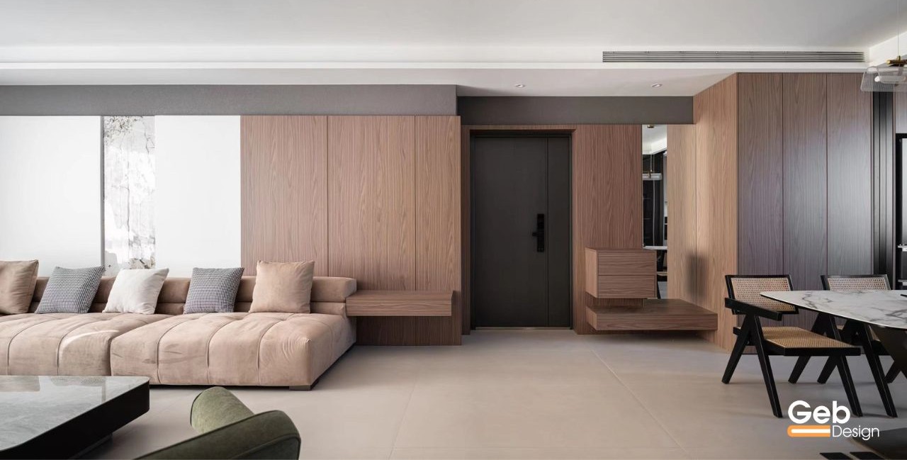 thiết kế nội thất gỗ óc chó 1