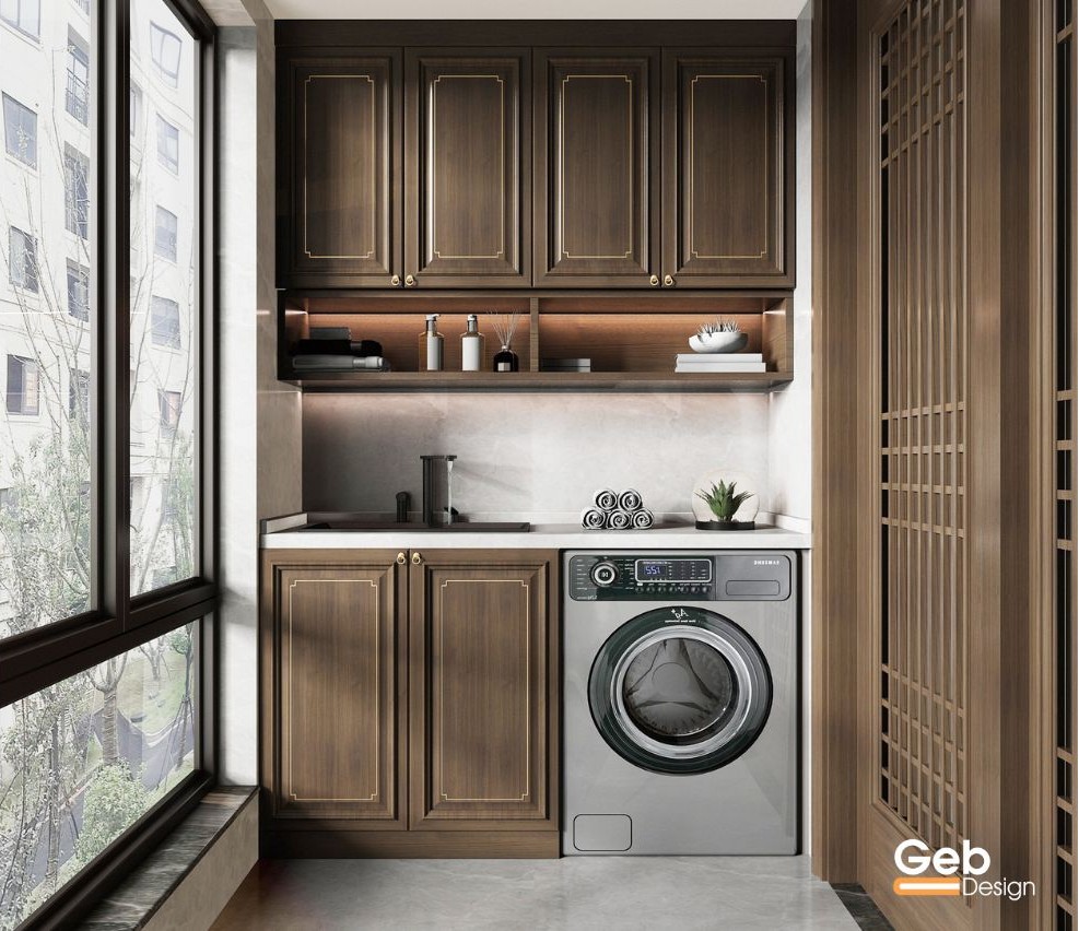 thiết kế nội thất gỗ óc chó 4