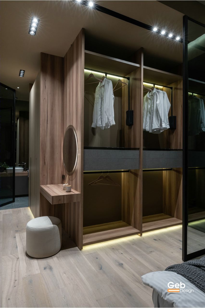 thiết kế nội thất gỗ óc chó 6
