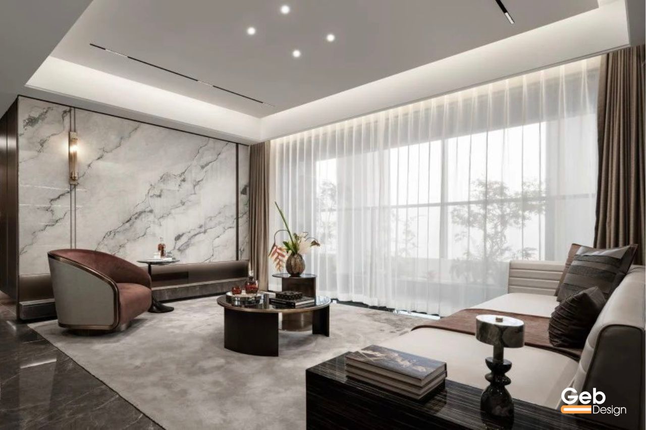 thiết kế nội thất phòng khách 3