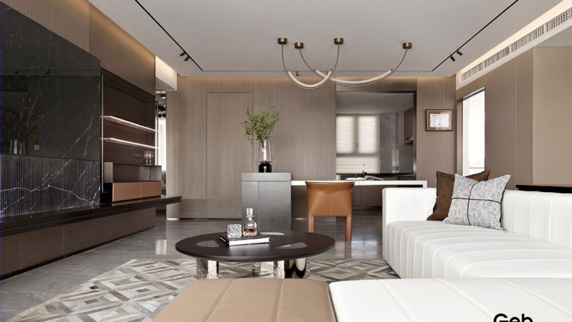 Thiết kế nội thất gỗ óc chó 1