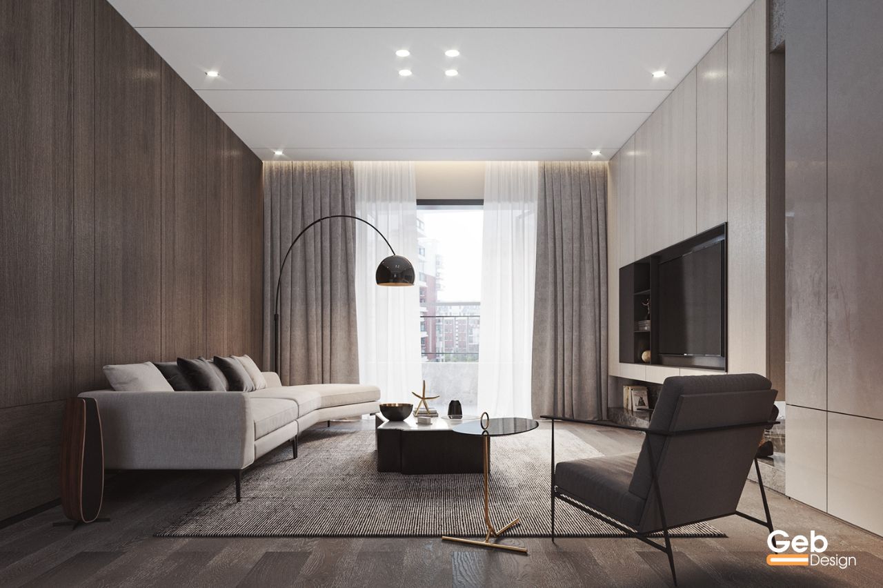 Thiết kế nội thất gỗ óc chó 2