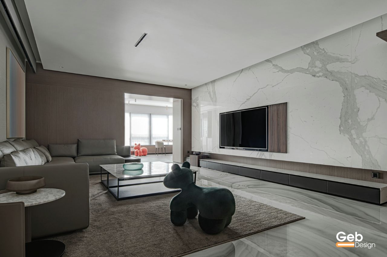 thiết kế nội thất gỗ óc chó 5