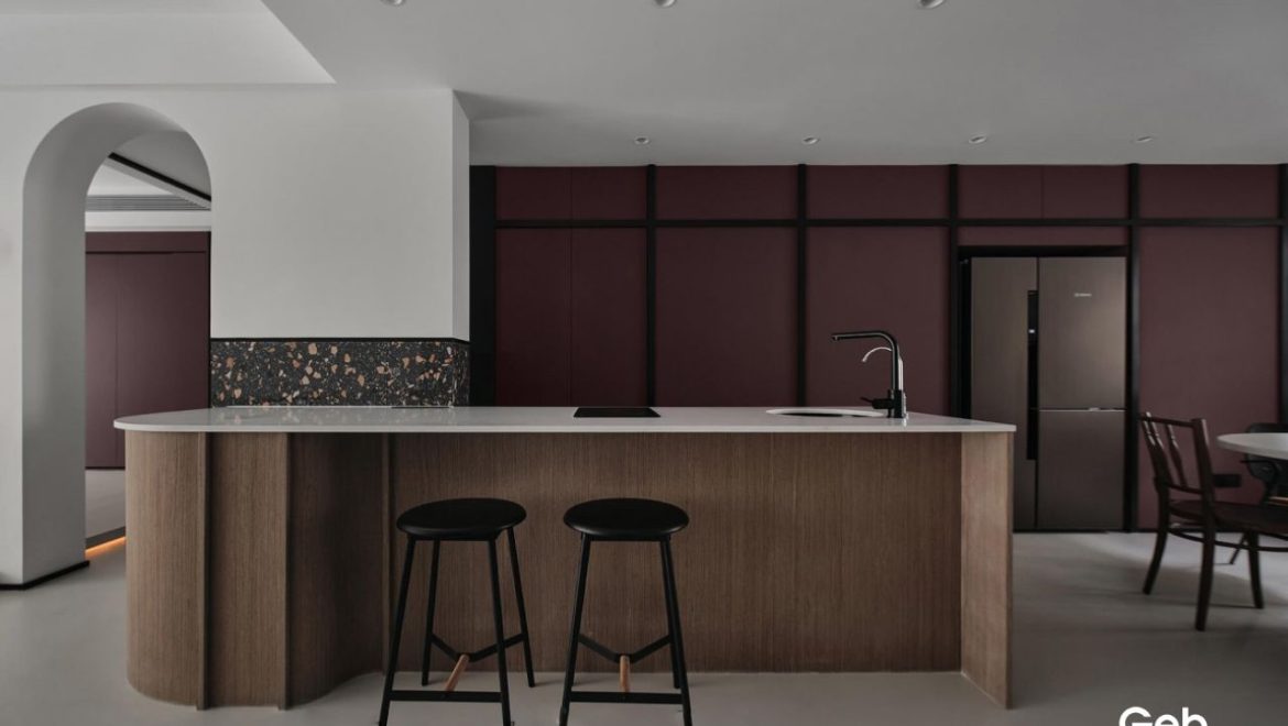 thiết kế nội thất gỗ óc chó 6