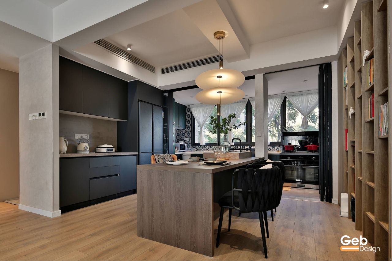 Thiết kế nội thất gỗ óc chó 