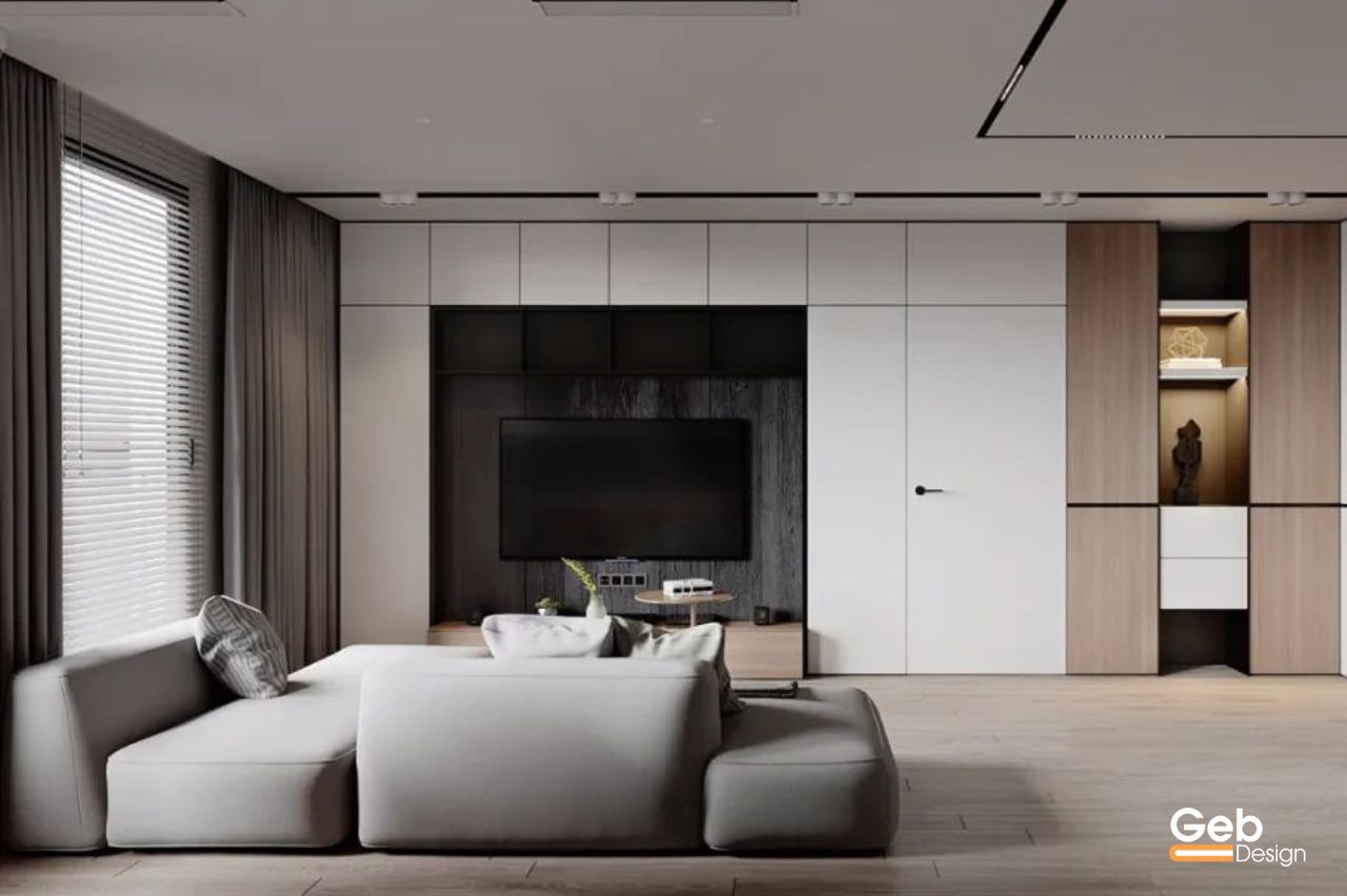 thiết kế nội thất phòng khách 3