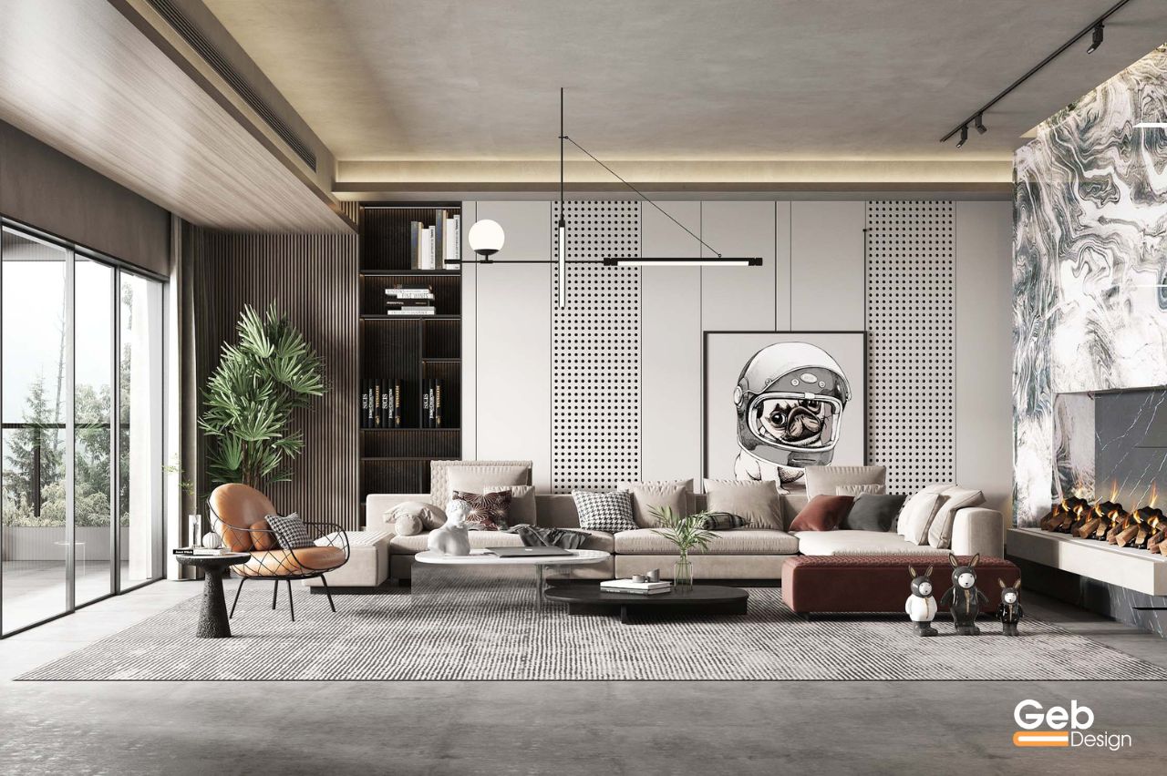 thiết kế thi công nội thất căn hộ 1