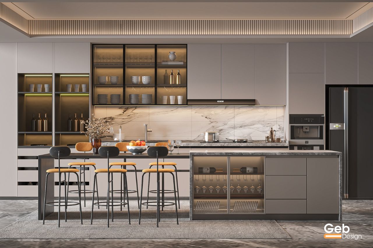 thiết kế nội thất biệt thự hiện đại 1