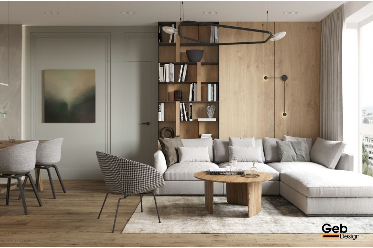 Thiết kế nội thất phòng khách 2